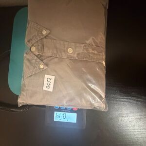 Polo Ralph Lauren Shirt Mens XXL Gray Cotton Oxford L/S Top